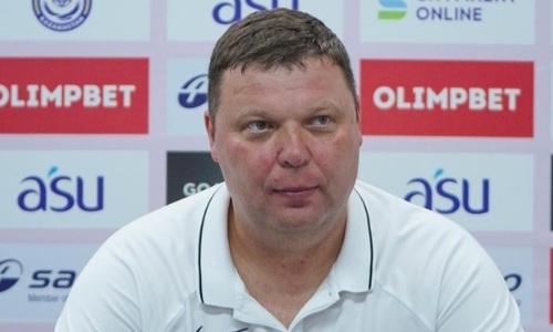 Главный тренер «Ордабасы» высказался о противостоянии с «Астаной» и состоянии Тагыбергена с Исламханом
