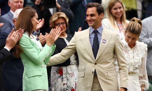 Легенда тенниса Роджер Федерер нарушил этикет при встрече с принцессой на матче Елены Рыбакиной. Видео