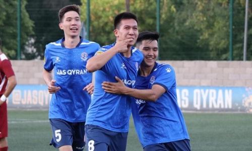 «Жас Кыран» на последних минутах одолел «Тараз» в матче Первой лиги