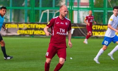 «Акжайык» минимально победил «Туркестан» в матче  Первой лиги
