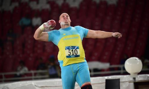 Казахстанский легкоатлет завоевал медаль в толкании ядра на ЧА-2023