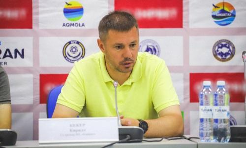 Главный тренер «Кайрата» рассказал про победу над «Окжетпесом», интерес к двум игрокам и трансферы
