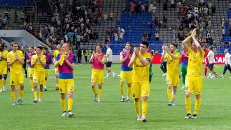 Как ФК Астана праздновал победу