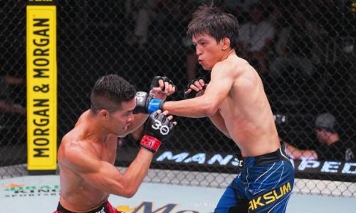 Казахстанец обратился к топовому бойцу после первой победы в UFC