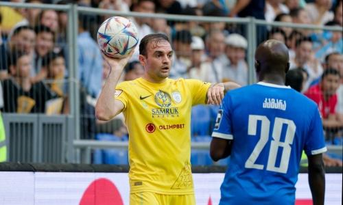 Футболист «Астаны» провел 15-й матч в еврокубках