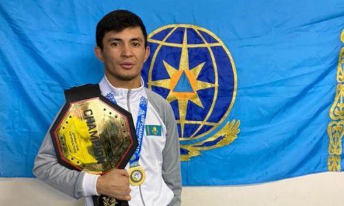 Казахстанский водитель пожарной службы стал чемпионом на турнире по ММА