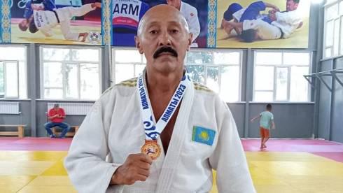 Спортсмен из Балхаша стал чемпионом страны по дзюдо среди ветеранов