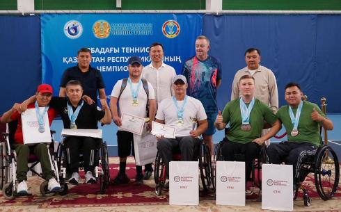 Карагандинцы стали чемпионами Казахстана по теннису на колясках