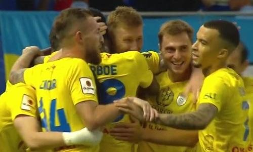 «Астана» — «Лудогорец». Видеообзор матча с волевой победой в Лиге Европы