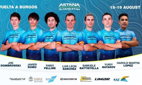 Гонщики «Астаны» финишировали в топ-10 командной гонки «Вуэльты Бургоса»