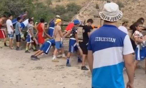 Жесткая подготовка юных боксеров в Узбекистане попала на видео