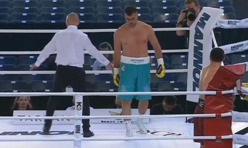 Казахстанский супертяж объяснил быстрый нокаут боксером из Узбекистана