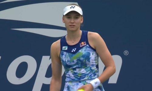 Елена Рыбакина разгромила сенсационную соперницу на старте US Open-2023