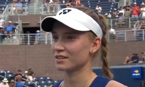 «Я не ожидала». Елена Рыбакина высказалась о победном старте на US Open-2023