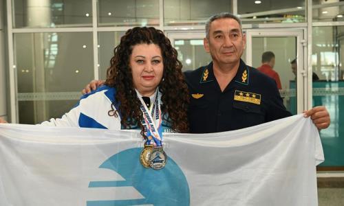 Казахстанская железнодорожница стала чемпионкой мира по армрестлингу