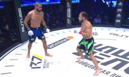 Видео первого поражения в карьере кандидата в UFC из Казахстана