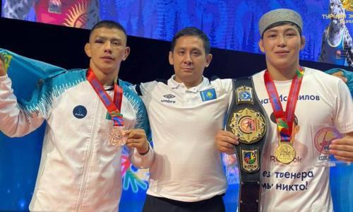 Казахстанские борцы с нарушением слуха стали призерами чемпионата мира в Бишкеке