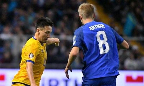 В сборной Финляндии выделили одного казахстанского футболиста после матча в Астане