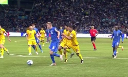 Видеообзор матча Казахстан — Финляндия в отборе на Евро-2024 по футболу