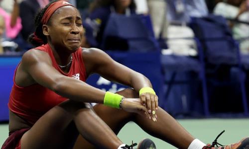 19-летняя американка заплакала после победы в финале US US Open-2023. Видео
