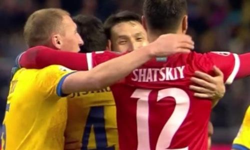 Видео эмоций игроков сборной Казахстана после победы над Северной Ирландией