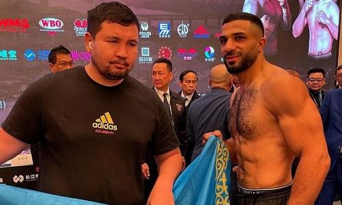 Казахстанский боксер отреагировал на победу в бою за титул WBO