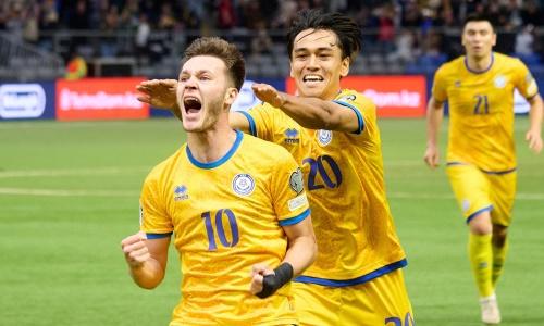 Казахстан вышел в лидеры отбора на Евро-2024 по футболу