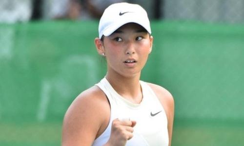 18-летняя казахстанская теннисистка под ноль вынесла соперницу