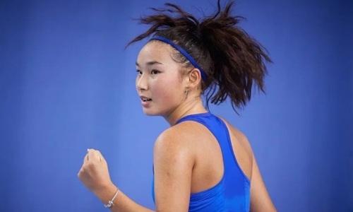18-летняя казахстанская теннисистка повесила «баранку» и выиграла титул