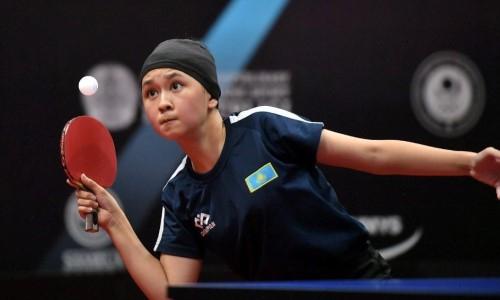 Казахстанка завоевала «бронзу» турнира по настольному теннису в Грузии