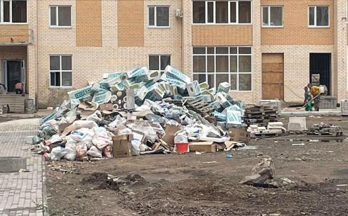 Большую свалку строительного мусора обнаружили карагандинские экологи в районе ЖК «Трилистник»