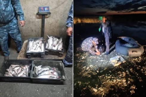67 кг рыбы изъяли у браконьера полицейские Балхаша