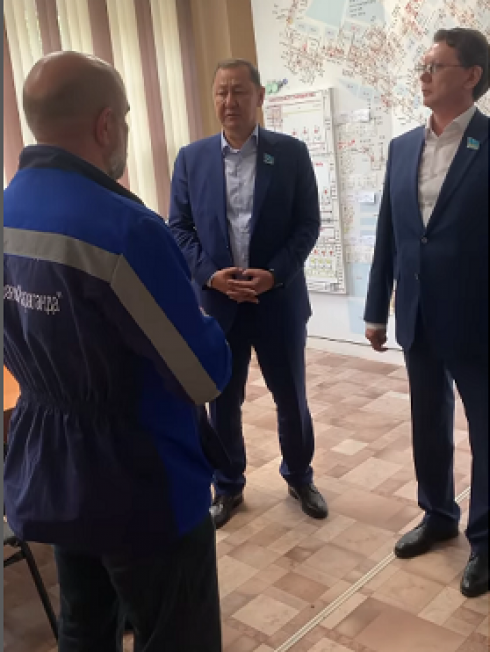 Депутаты Мажилиса Парламента РК посетили ТОО “Теплотранзит Караганда”.