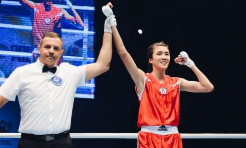 Двукратная чемпионка мира по боксу доминирующей победой стартовала на Азиаде-2023