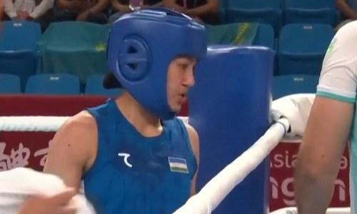 Узбекистан одержал первую победу в женском боксе на Азиаде в Ханчжоу
