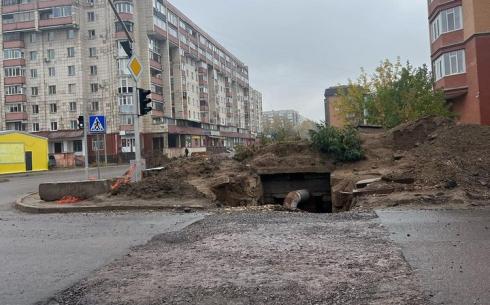 Когда в Караганде заасфальтируют участок дороги на перекрестке Шахтеров-Сатыбалдина?