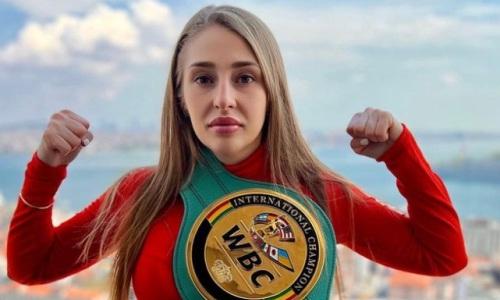 Красавица-боксерша из Казахстана сделала заявление об историческом бое за титул WBC