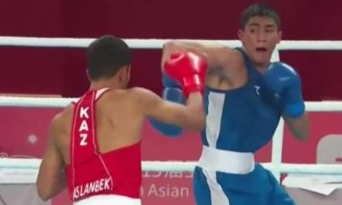 Видео боя, или Как казахстанский боксер нокаутировал чемпиона мира из Узбекистана