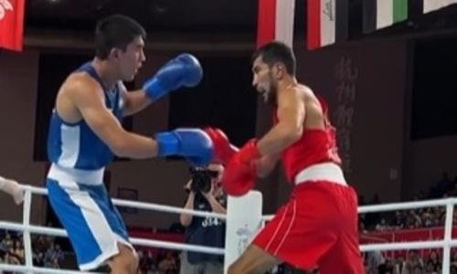 Видео полного чемпионского боя Казахстан — Узбекистан с нокаутом за медаль Азиады-2023