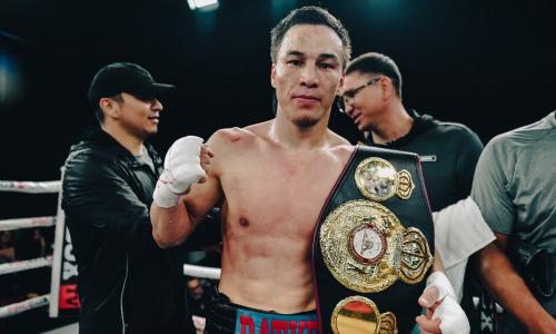 Казахстанский боксер сделал заявление после завоевания титула WA