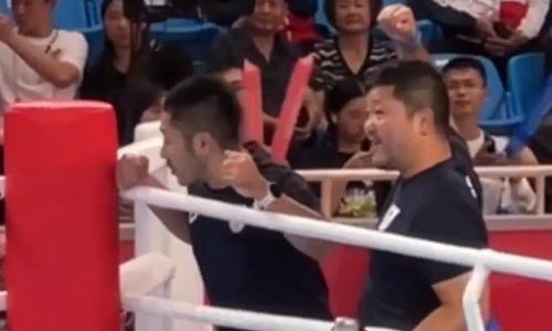 Тренеры японского боксера не поверили в победу над капитаном сборной Казахстана. Забавное видео