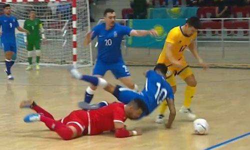 Видеообзор матча Азербайджан — Казахстан в элитном раунде отбора ЧМ-2024 по футзалу