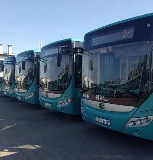 Карагандинский автопарк № 3 купил 60 новых автобусов