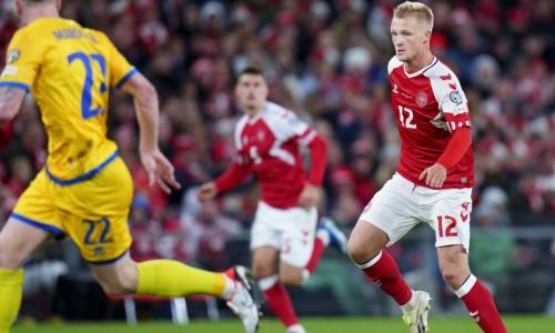 Нападающий сборной Дании исключен из состава после игры с Казахстаном