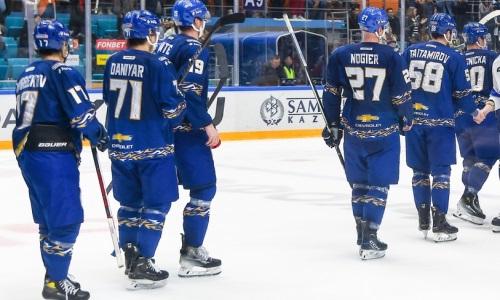 «Барыс» объявил состав на домашний матч КХЛ против «Металлурга»