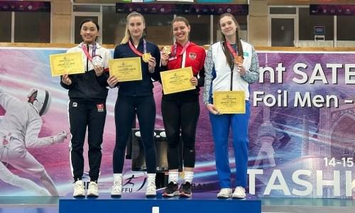Казахстанская фехтовальщица завоевала медаль на международном турнире