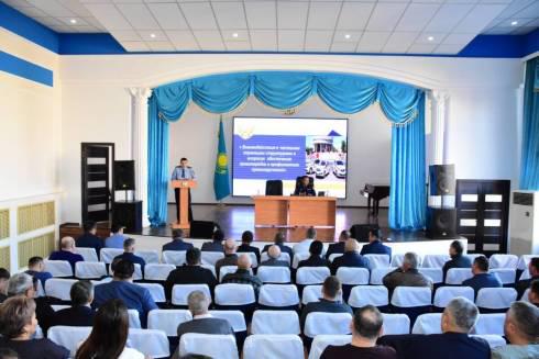 Руководителей охранных организаций наградили в ДП Карагандинской области