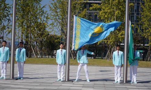 Флаг Казахстана подняли на Азиатских параиграх в Ханчжоу