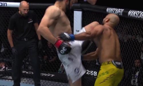 Боец из России брутальным нокаутом выиграл второй бой в UFC. Видео