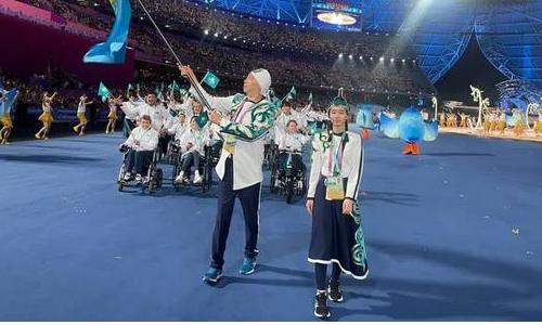Казахстан принял участие в церемонии открытия Азиатских параигр в Китае